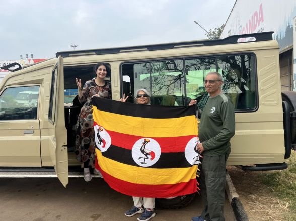 Welcome to Uganda with the safari vehicle